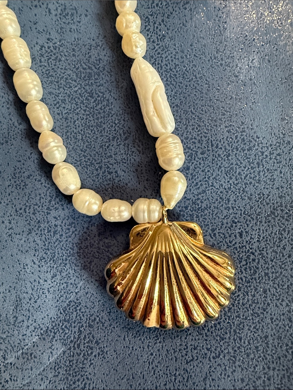Mignonne Gavigan Bari Pearl Shell Necklace; Lovely! - Picture 3 of 5
